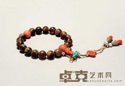 清 沉香念珠 直径7.5cm