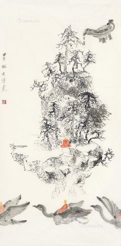 林奕溥 山水