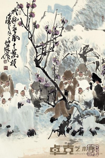 徐培晨 吟遍春风十万枝 67.5×45cm