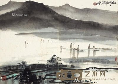 叶维 江南行 45×63cm