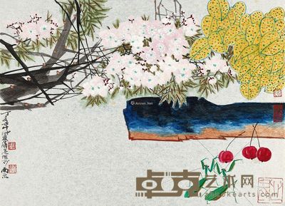 薛亮 秋趣图 24×33cm