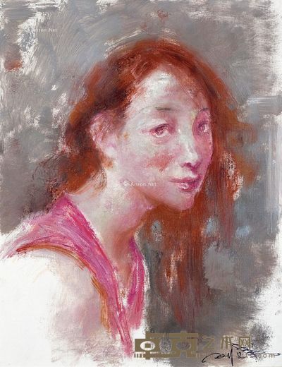 邢健健 人物 51×66cm
