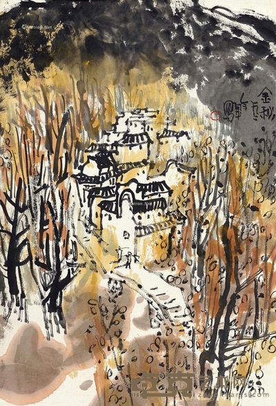 朱道平 金秋 62×42.5cm