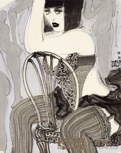 秦修平 都市女孩 60×48cm