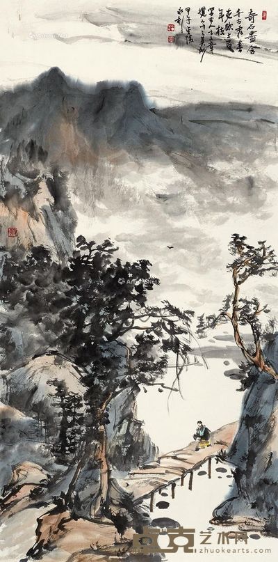 赵永利 山水 99×49.5cm