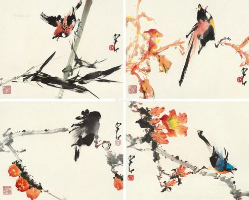 赵少昂 花鸟