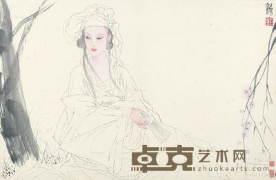 冯长江 梅 45×69cm