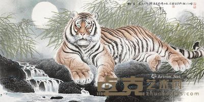 邵忠维 王晓峰 乡月 68×136cm