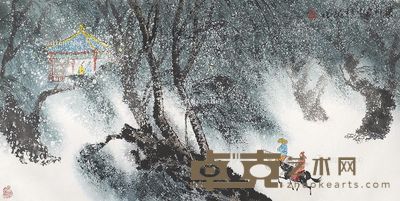罗国士 灞柳风雪 68×135cm
