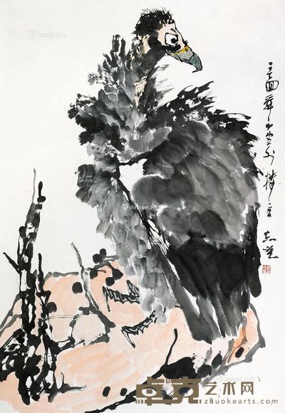 郭志光 鹰 99×68cm