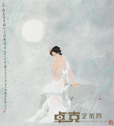 夏亮熹 月夜 68×61cm
