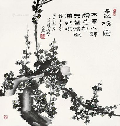于涛 墨梅图
