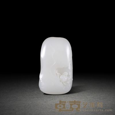 和田玉籽料荷逸婆罗清牌 6.3*3.7*1.5cm 70.8g