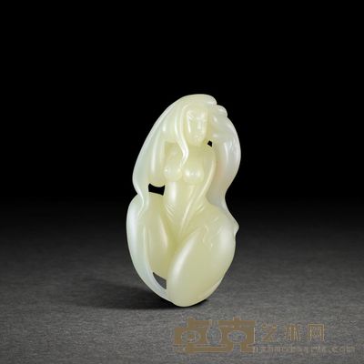 和田黄玉裸女 5.2*2.7*1.4cm 25.0g