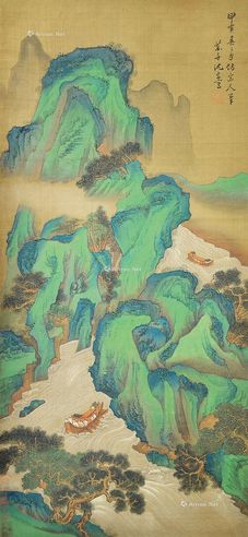 沈宗骞 青绿山水