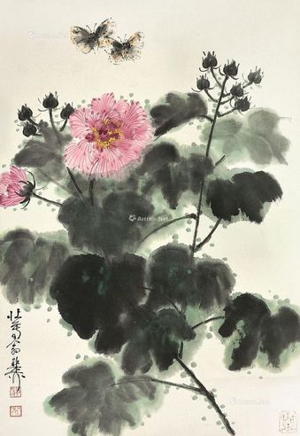 谢稚柳 花卉