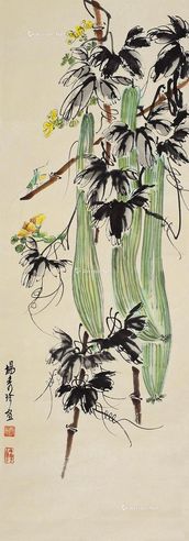 杨秀珍 三思图