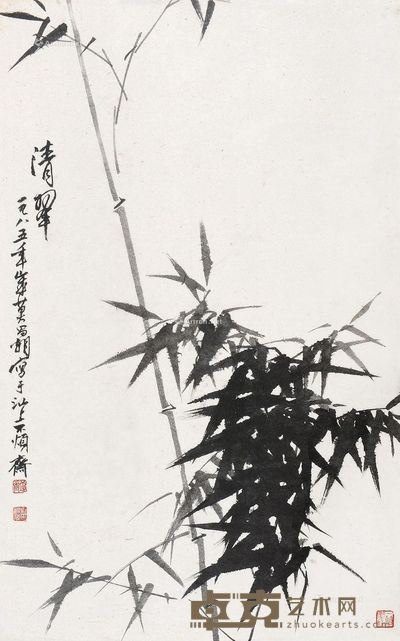 刘昌潮  清翠 91×57cm