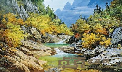 李商文 三池渊的小溪 99×163cm