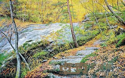 禹哲敏 山路漫漫 96×161cm