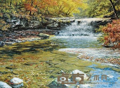 郑南哲 小瀑布 111×151cm
