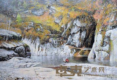 池元赫 风景写生 89×131cm