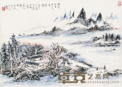 林散之 山水 29×40cm