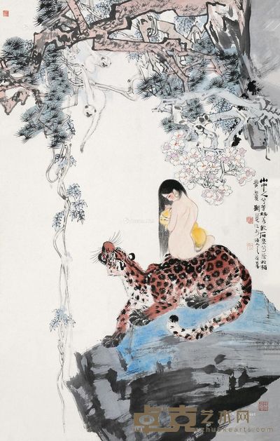 刘旦宅 山鬼图 96×59cm