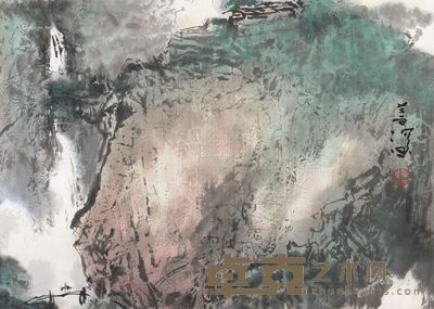 杨善深 山水 34.5×48cm