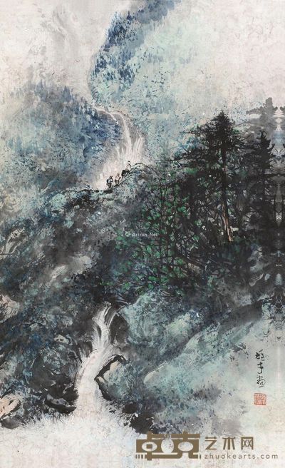 黎雄才 山水 81×50.5cm