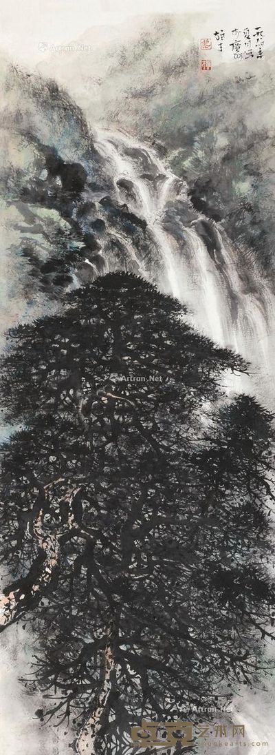 黎雄才 山水 119×44.5cm