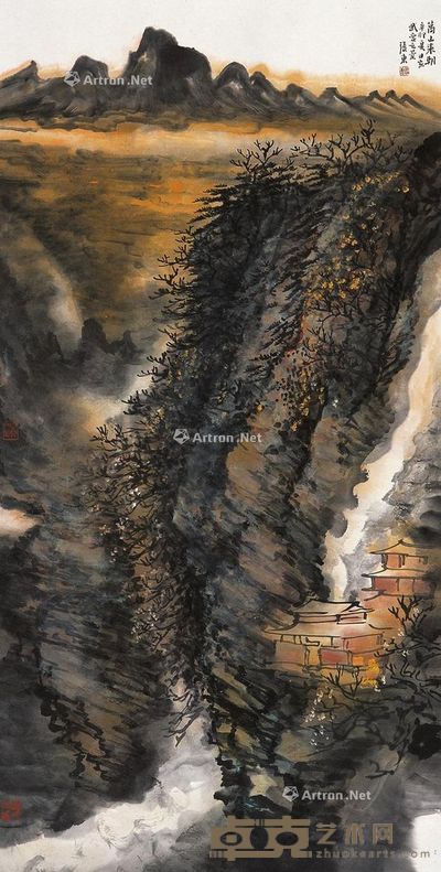 张东 万山来朝 137×69cm