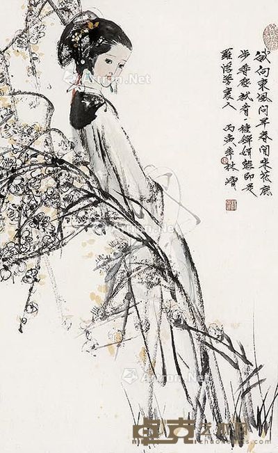 林墉 早春 93×57cm