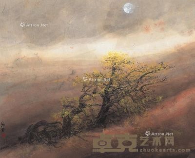 李劲堃 出峡图 45×55cm