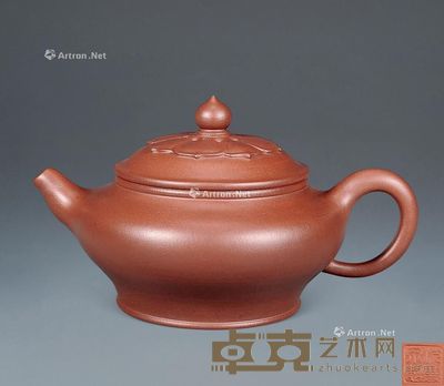 沈兴泉 莲心壶 长18.5cm