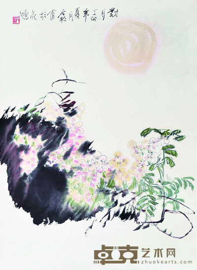 冯今松 对月 93*69cm 约5.78平尺