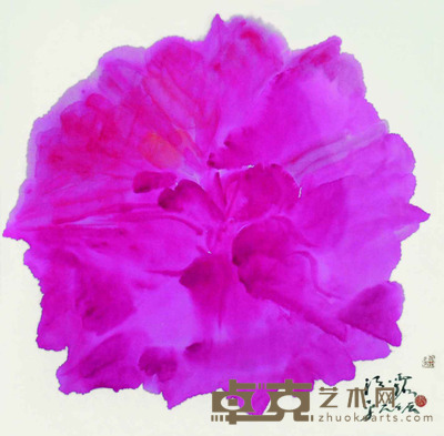 徐勇民 清露 34×34cm 约1.04平尺