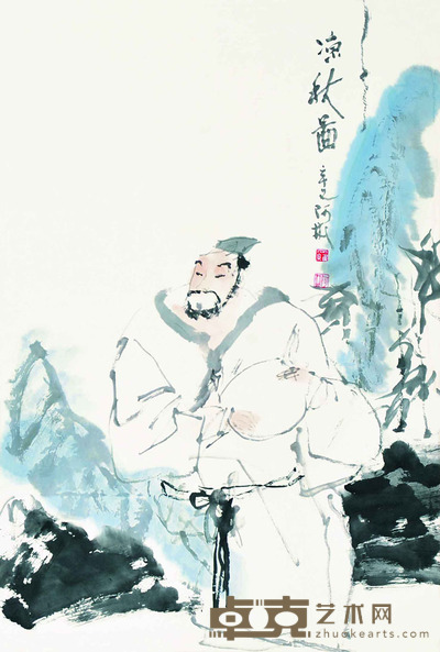 罗彬 凉秋图 69×46cm 约2.86平尺
