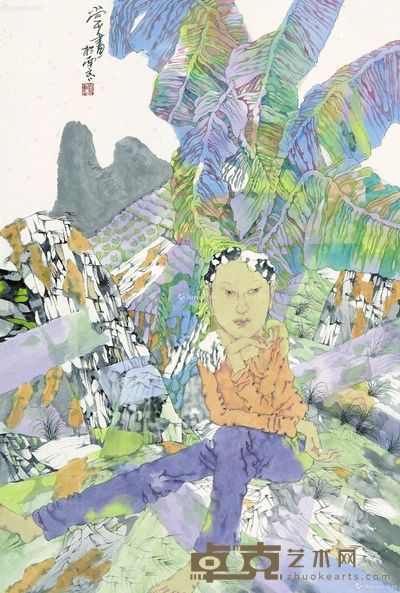尚可 流光 68×43cm