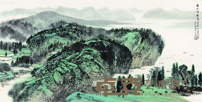徐建明 酉水净无尘 69×138cm