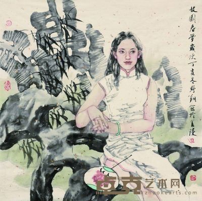 王野翔 故园春梦 68×68cm