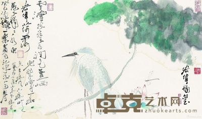 江宏伟 薛亮 贾云涛 夏塘清趣 39×64.5cm