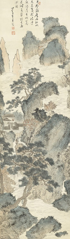 溥 儒 云山草堂图