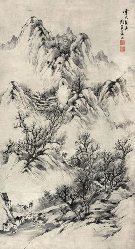 周经 雪天游兴