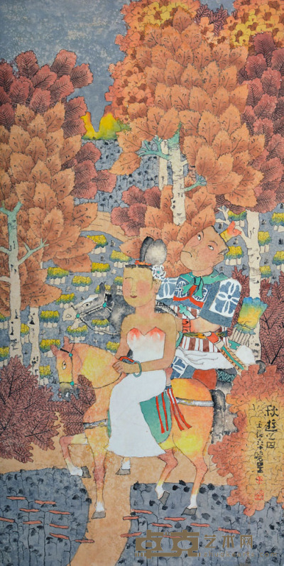 凌晓星 人物 138×69cm