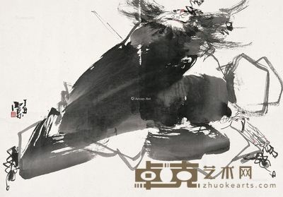 王西京 钟馗 45×64cm