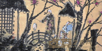 王仁华 人物 66×33cm