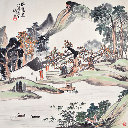 朱修立 山水