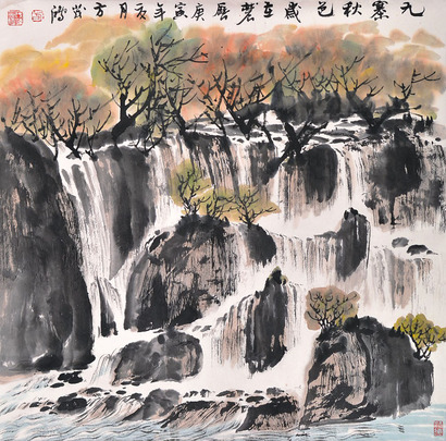 方茂鸿 山水