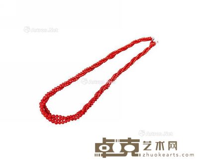 珊瑚三条连珠链